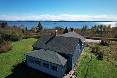 Aerial View of Rear & West Side of Home