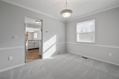 dining room and kitchen