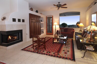Great Room with Fireplace and Views!