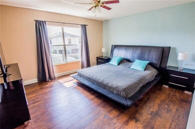 Master Bedroom with King sized bed pictured