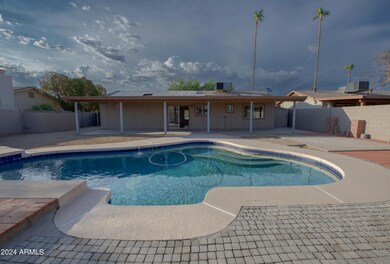 view from end lot to house