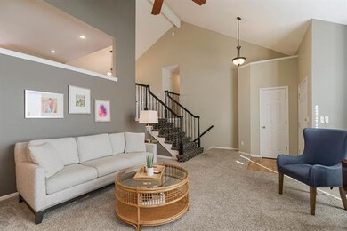 The split level floorplan offers privacy on every 