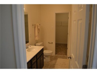 master bath that leads to master closet