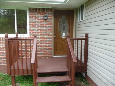 Other. View of front door off the new deck built f