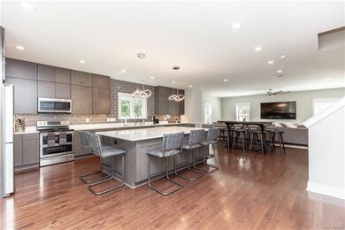 Custom cabinets, Quartz counters, tons of storage,