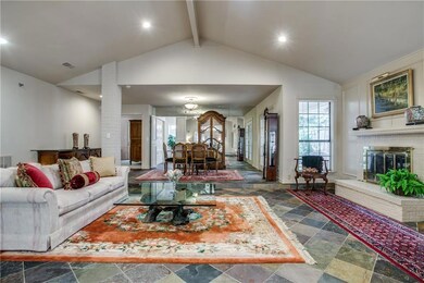 Open living dining area.
