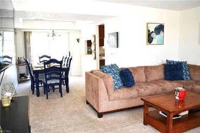 Plenty of space for living and dining!