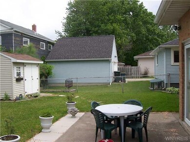 Backyard Looking towards friendly neighbors yard