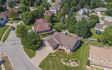 Aerial of Corner Lot