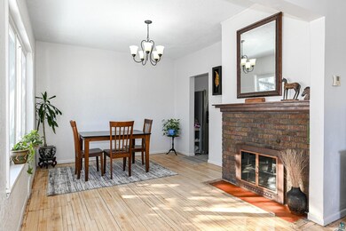 Dining space featuring hardwood / wood-style floor