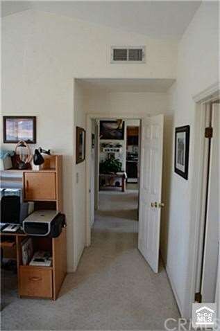 View of living room from master bedroom