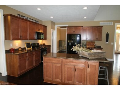 Custom Cabinets with granite counter tops.