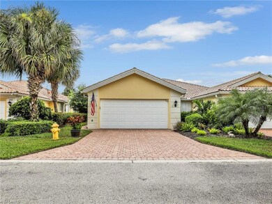 Single story home featuring a garage