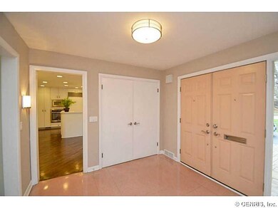 Foyer Grand entry way with terrazzo flooring!