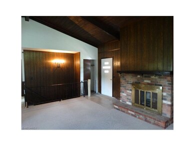 Wood burning fireplace in living room for you enjo