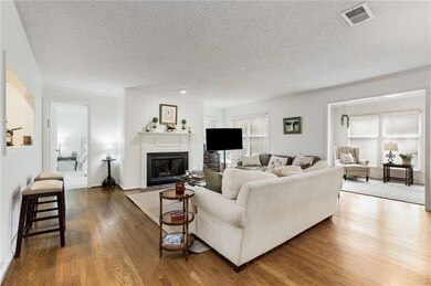 This thoughtfully updated home is nestled in a ser