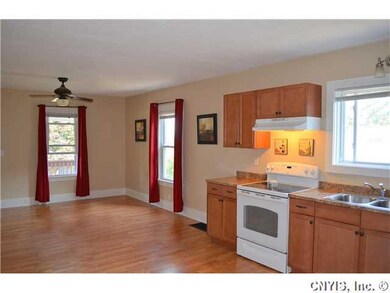 Kitchen Open to the living area
