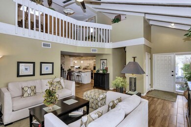 Family Room overlooking living room
