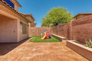 Planters, play equipment