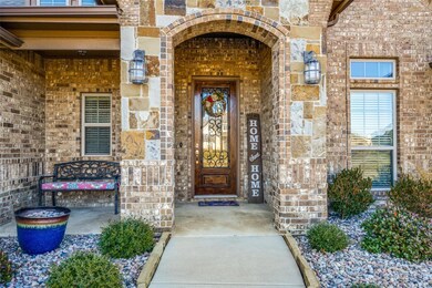 Broad Foyer and entry hallway with high ceilings.
