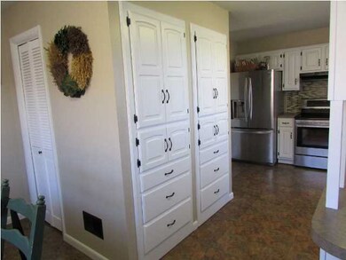 Pantry and kitchen storage.