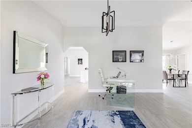 Entry, Living room and dining room