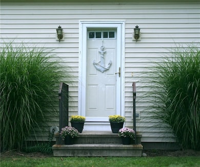 Front Entry, faces west.