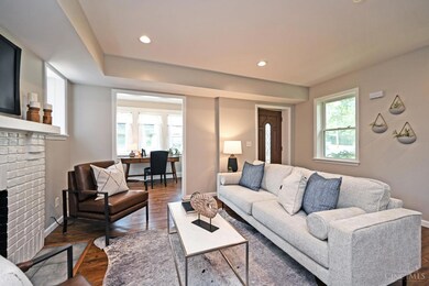 The home has been freshly painted.