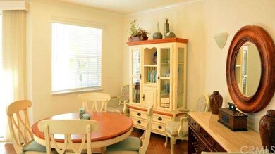 View of dining area from gourmet kitchen. 
