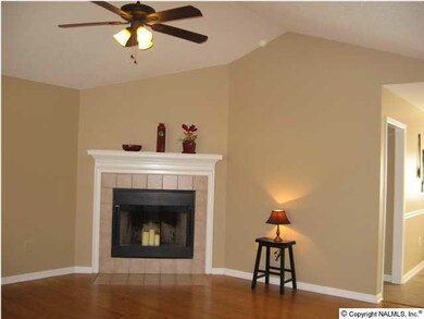 Vaulted ceilings in the Great Room make for a spacious place to enjoy family gatherings.