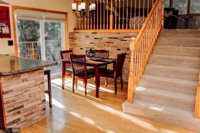 Dining Room w View of Upper Family Room