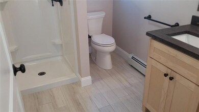 Hallway bath and shower