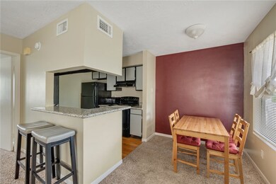 Breakfast bar and separate dining area