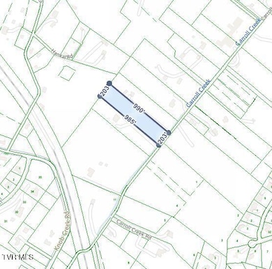Plat of Carroll Creek