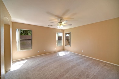 Master Bdrm- overlooks backyard