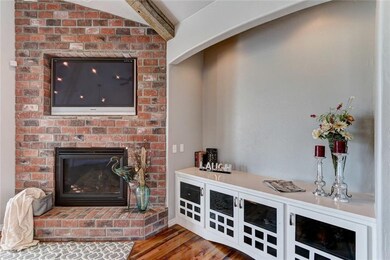 Television area, fireplace and cabinets for your s