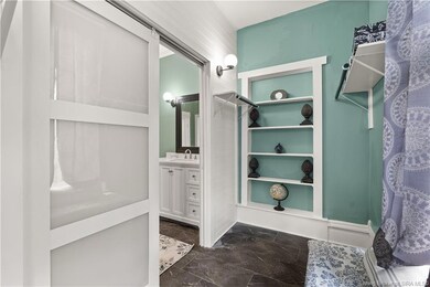 Walk-in closet attached to main bath
