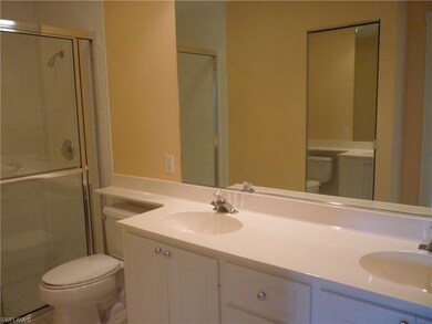Master bath with under counter lighting.