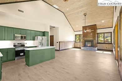 Look at those custom painted cabinets