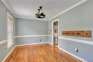 Dining room off the front foyer & kitchen.