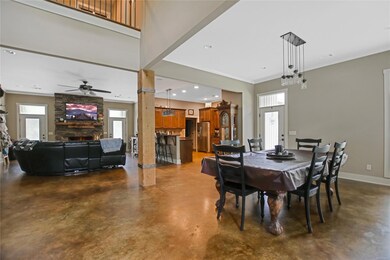 A great room concept for enjoying gathering around