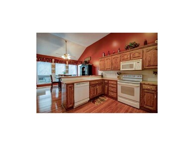 Kitchen & Dining areas are hardwood floor.