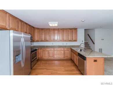 Brand new kitchen, open to family room w/ stone fi