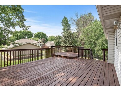 Easily access the deck from the dining room for an