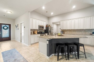 Gorgeous 42-inch cabinets, granite countertops, an