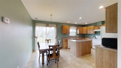 Large Eat-in kitchen has plenty of room for your d