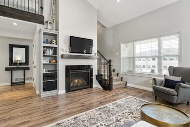 Hall and Fireplace