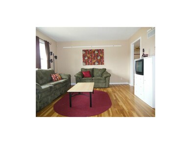 Living room, hardwood floors
