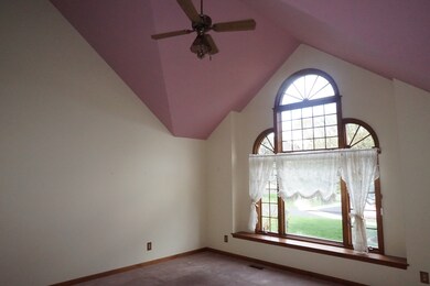 Palladium window and soaring ceiling
