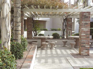 Atrium in courtyard